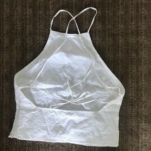 White Strappy Top